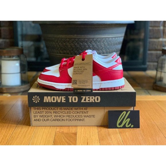 Size 6.5 W Nike Dunk Low Next Nature "Gym Red" DN1431-101 - Picture 2 of 6